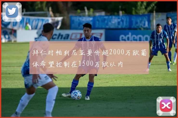 拜仁对帕利尼亚要价超2000万欧葡体希望控制在1500万欧以内